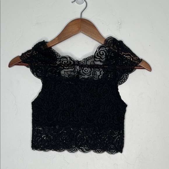 Free People Chase Me Lace Brami Black Size XS - Picture 4 of 6